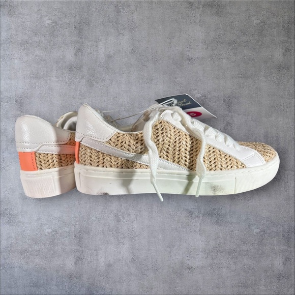 Beachy Woven Aesthetic Sneakers Memory Foam Universal Thread LESS THAN PERFECT - Picture 1 of 13